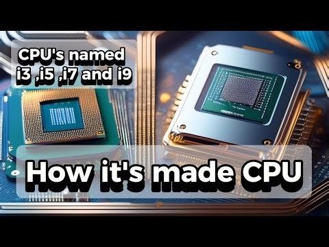 How it's made CPU. Why are CPU's named i3,i5 and i9 #i3 #i5 #i7 #i9 #computer #cpu #machine #shorts