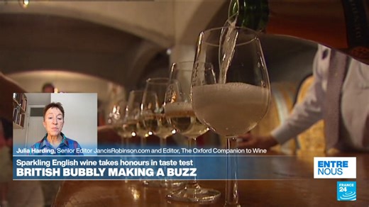 How did English sparkling wine become the new champagne?