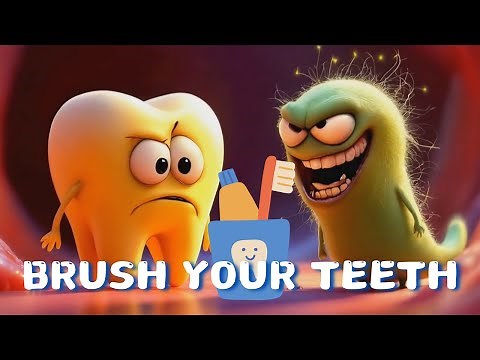 Brush Your Teeth Song! Fun & Easy Dental Routine for Kids! 🦷🎶