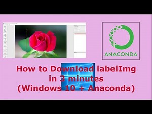 #Comment télécharger LabelImg sur Windows10 #How to download LabelImg using anaconda3 prompt