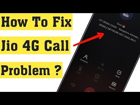 How To Fix Incoming and Outgoing Call Problem Solve In Jio 4G sim Card 2020
