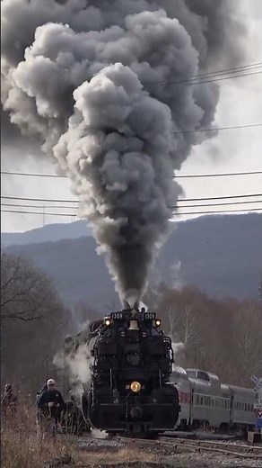 Western Maryland Scenic Railroad No. 1309 Steam Train Smoking Up Ridgeley, WV!