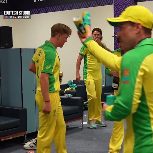 Australia Dressing Room 🏆 | Celebration After Winning Final