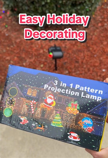 Be sure Santa can find your house with this Holiday Projector! Best it comes with all the holiday slides so you can use it year round. #tiktokshopholidayhaul #tiktokshopcreatorspicks #holidayprojector #holidaylights #christmas2025