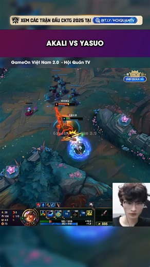 Akali vs Yasuo #LMHT #lol #LiênMinh #gaming #game #highlights #highlight #memes #leagueoflegends | GameOn Việt Nam 2.0