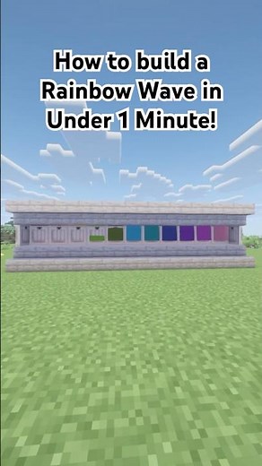 How to Build a Rainbow Wave in Under 1 Minute!
