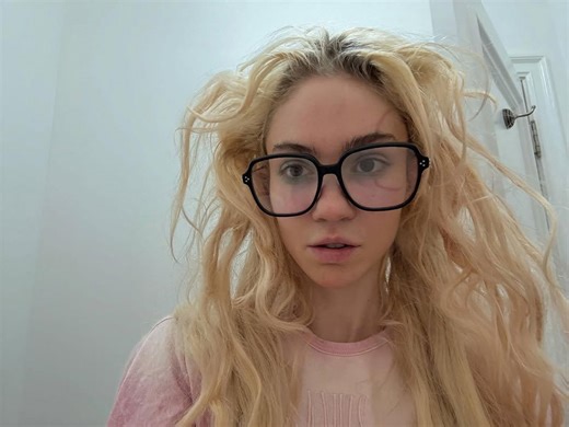 Grimes Unveils Large Face Tattoo