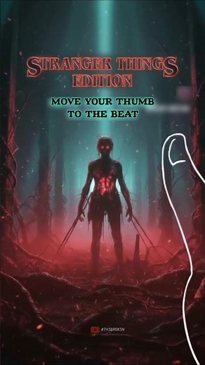 😈 Move Your Thumb With The Beat 🔥 | Stranger Things Edit #shortsfeed