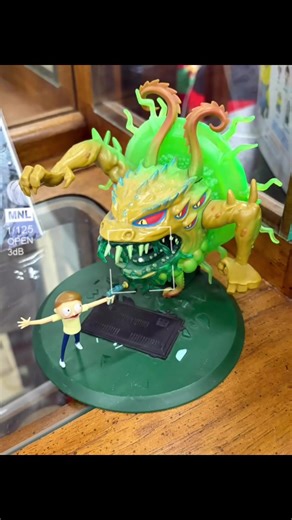 Tiny Morty vs huge nightmare 😂 Rick and Morty blind box pull from way back, rehoming him today. #rickandmorty #rickandmortyvideos #thrifttok #resellertok #collectibles