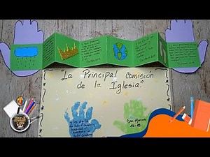 LA PRINCIPAL COMISIÓN DE LA IGLESIA- EVANGELIZAR 🙏 ** Manualidad para grandes y pequeños**
