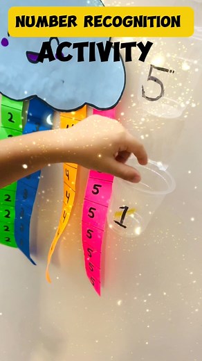 1M views · 4K reactions | Fun Number Recognition ActivityIn this engaging hands-on activity, kids will cut out numbers from the colorful strips and place them into the correct numbered cup. This helps with number recognition, fine motor skills, and sorting practice in a playful way!#NumberRecognition #FunLearning #EarlyMath #MontessoriActivity #FineMotorSkills #HandsOnLearning #KidsActivities #LearnThroughPlay | Renu Bala | Facebook