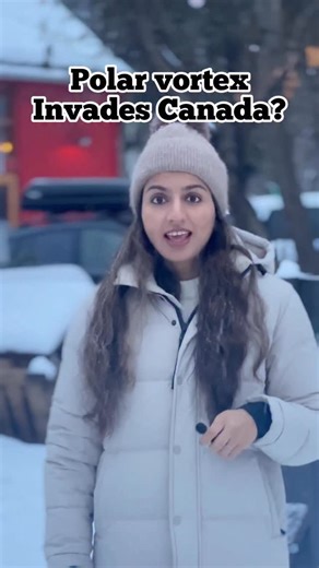 Neha | All about canada 🍁 on Instagram: "🌬️ Polar Vortex Alert! 🌨️ Arctic air is plunging south across North America, bringing major winter weather, widespread snow, ice, and dangerously cold temps this week. Meteorologists say the polar vortex has shifted, and Arctic cold could lead to subzero temperatures and intense wind chill values (even near –30° in some places) in parts of the U.S. & Canada. Stay warm, dress in layers, and follow your local forecast! ❄️🔥 ￼ #PolarVortex #WinterStorm #A