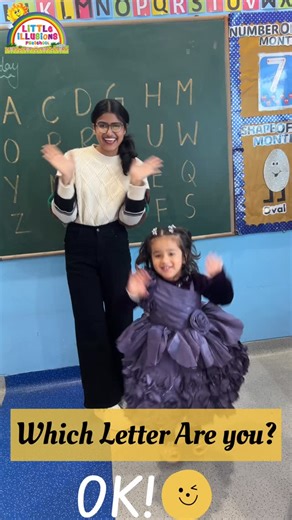 Little illusions Preschool on Instagram: "✨ Which Letter Are You Today? 🔤😊 ✨ Learning letters becomes magical when little voices, actions, and smiles come together 💛 Through fun movements, expressions, and interaction, our young learners explored alphabets in a way that feels natural, joyful, and memorable. Because at Little Illusions Preschool, learning isn’t about memorising — it’s about experiencing 🌈 One letter, one moment, one confident child at a time. 📍 Little Illusions Preschool 📞