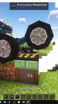 CÓMO CRAFTEAR VEHÍCULOS en MINECRAFT con AUTOMOBILITY