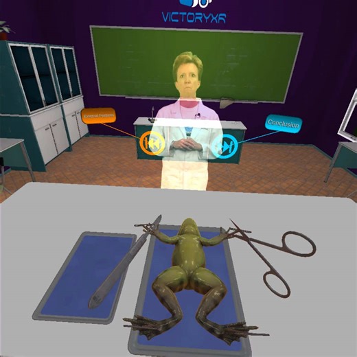 🐸Explore one of biology’s most classic labs—the frog dissection—in a fully immersive virtual reality environment with @kreditverse. Winner of the HTC Viveport Award for Education, this experience brings anatomy to life with stunning detail and true-to-life interactivity. With 6DOF (Six Degrees of Freedom), students can: ✅ Pick up tools and virtually dissect a frog with lifelike accuracy ✅ Examine organs, muscle groups, and body systems in full 3D ✅ Engage in an ethical, mess-free alternative to