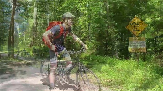 Planning a bike ride in Cades Cove on Wednesday? Helmets are way cooler than concussions. Slow down, pass safely and keep those bones where they belong. Only Class 1 and 2 electric bikes (e-bikes) are permitted in the Smokies. Please check on the classification of your e-bike before visiting and remember that the posted speed limit is 20 miles per hour. Learn more and find the full video at go.nps.gov/CadesCoveBiking #CadesCove #SafetyFirst Video description: A park ranger putting on a helmet wh