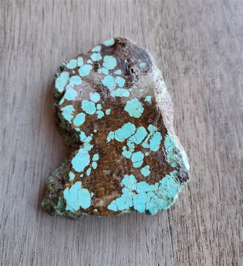 Number 8 Turquoise Slab, Stabilized Genuine Turquoise for Cabochon Making, #3872 - Etsy