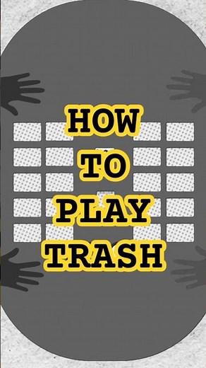 How to play Trash #shorts #cardgame #howto #tutorial
