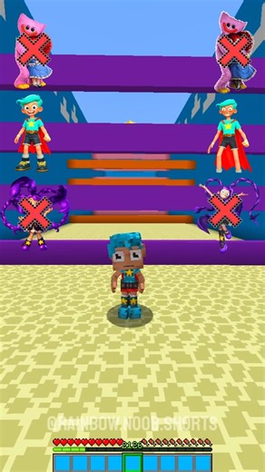 Rory Redcape vs Poppy Playtime jumpers. Interesting challenge #minecraft #poppyplaytime