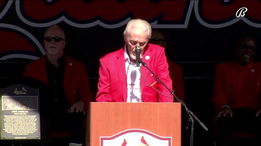 Dave Duncan is inducted into the Cardinals Hall of Fame: "Thank you to all of the pitchers I had the privilege of coaching, and thank you St. Louis." | FanDuel Sports Network Midwest