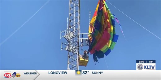 Mechanics, heroics behind removing hot air balloon, basked from 900-foot tower