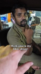 1.5M views · 10K reactions | $1 Uber TukTuk in India  I finished vlogging and I booked an uber taxi back to my hotel. It's common that you find plenty of rickshaw taxis, also on Uber. The ride was smooth, but as always pretty bumby. And the traffic was crazy - but that's nothing new in Delhi, India. #travelblogger #india #uber #taxi | Wild Carlos appeared | Facebook