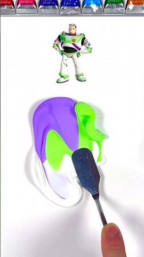 What color do mixed Pixar characters make??? #colormixing #oddlysatisfying