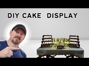 THE EASIEST DIY Wooden Cupcake Display for Events You Won't Believe