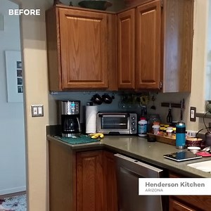“KraftMaid was what we chose for the bathroom 15 years ago, and we knew that was what we wanted for the kitchen. We like the larger cabinets and drawers for increased storage of pots and pans. KraftMaid cabinets are perfect for a small kitchen!” We’re honored to be a part of your home’s story. Thanks for sharing! Head to the link to share yours, too: https://bit.ly/3t66Dp5 | KraftMaid Cabinetry