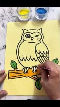 🦉❤️#satisfying #sandpainting #sandpainting #relaxing #colors #sandsculpture #art #sandart #coloring