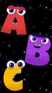 ABC Monster Song 👾 | Learn Alphabet Letters A to Z for Kids | Fun ABC Learning