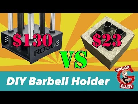 DIY Barbell Holder