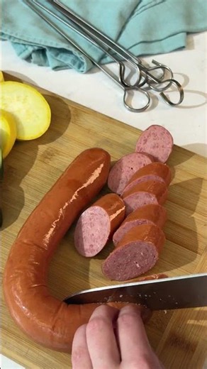 Sausage and Squash Kabobs