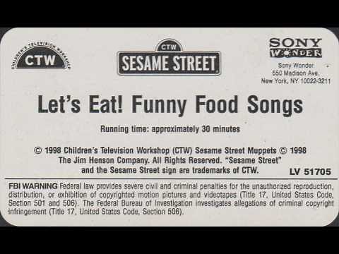 Sesame Street: Let's Eat! Funny Food Songs (LV 51705 Copy)