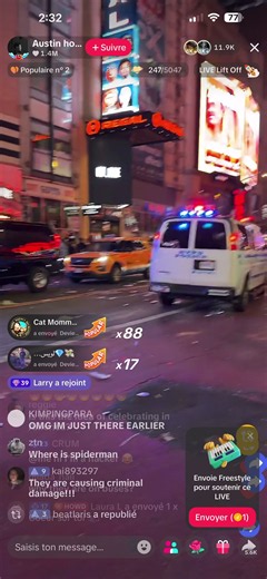 What’s happening at time square today 2026-06-14 , anybody knows ?credit 📹 austinhowd #timesquare #ny #today
