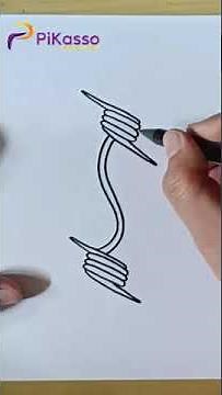 How to Draw a Barbed Wire Easy in Less Than One Minutes