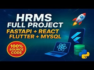 HRMS Source Code Full Project | Python FastAPI, React, Flutter & MySQL