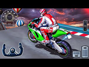 Mega Ramp GT Bike Stunt Racing Simulator 3D - Motocross Dirt Bike Racer - Android GamePlay