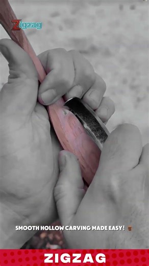 Hook Knife Carving Technique That Creates Perfect Controlled Curves