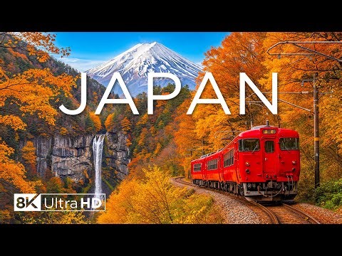 🍁 Autumn in Japan 8K | Stunning Fall Foliage & Scenic Nature Relaxation Film in Ultra HD