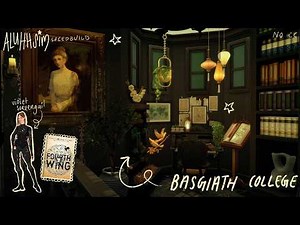 building a mini castle inspired by Fourth Wing!📖🏰🕯️the sims 4 : speed build w commentary