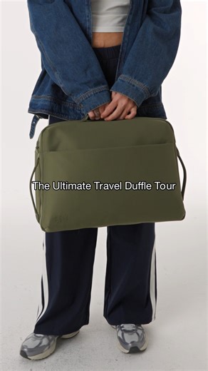 BÉIS on Instagram: "Just Launched: The Ultimate Travel Duffle in Camel, Olive and Black."