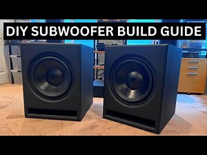 DIY Subwoofer Build Instructions - 15" Marty Cube for Home Theater - GSG Audio & Stereo Integrity!