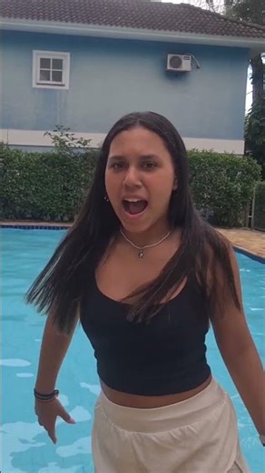 What a shot! He fell in the pool! #shorts #funny #comedy