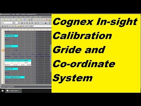 Cognex In-Sight Spreadsheet | Grid Calibration | Co-ordinate System