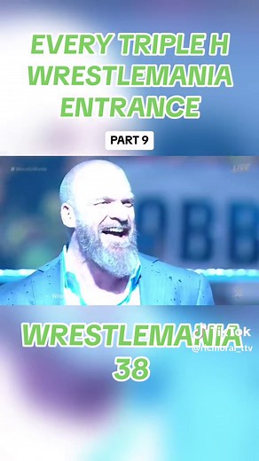 Triple H Wrestlemania Entrances Compilation