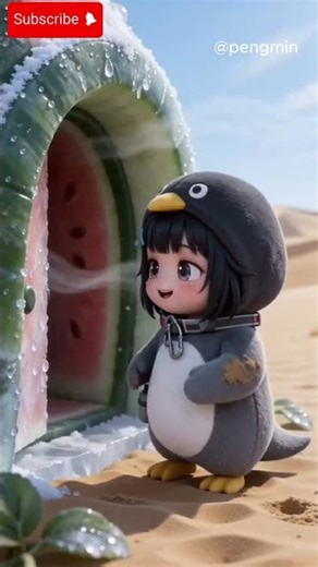 ⭐ Refreshing watermelon on a hot day 😄🍉