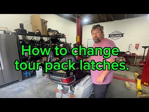 How to change latches on your tour pack and saddle bags.