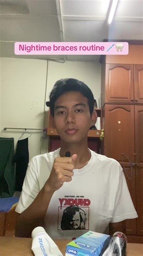 can i have any dentist, dental hygienist or dental assistant to approve my night time oral care routine ? #braces #bracesjourney