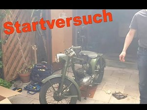 Oma Motorrad Teil 2 - Startversuch